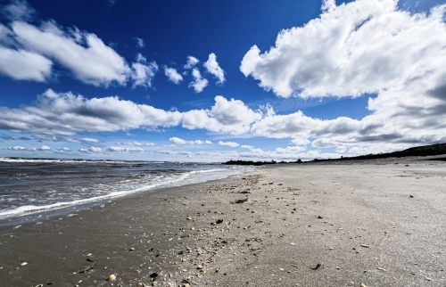 Strand og kystnatur i nærheden af Botilbudet Lindholm